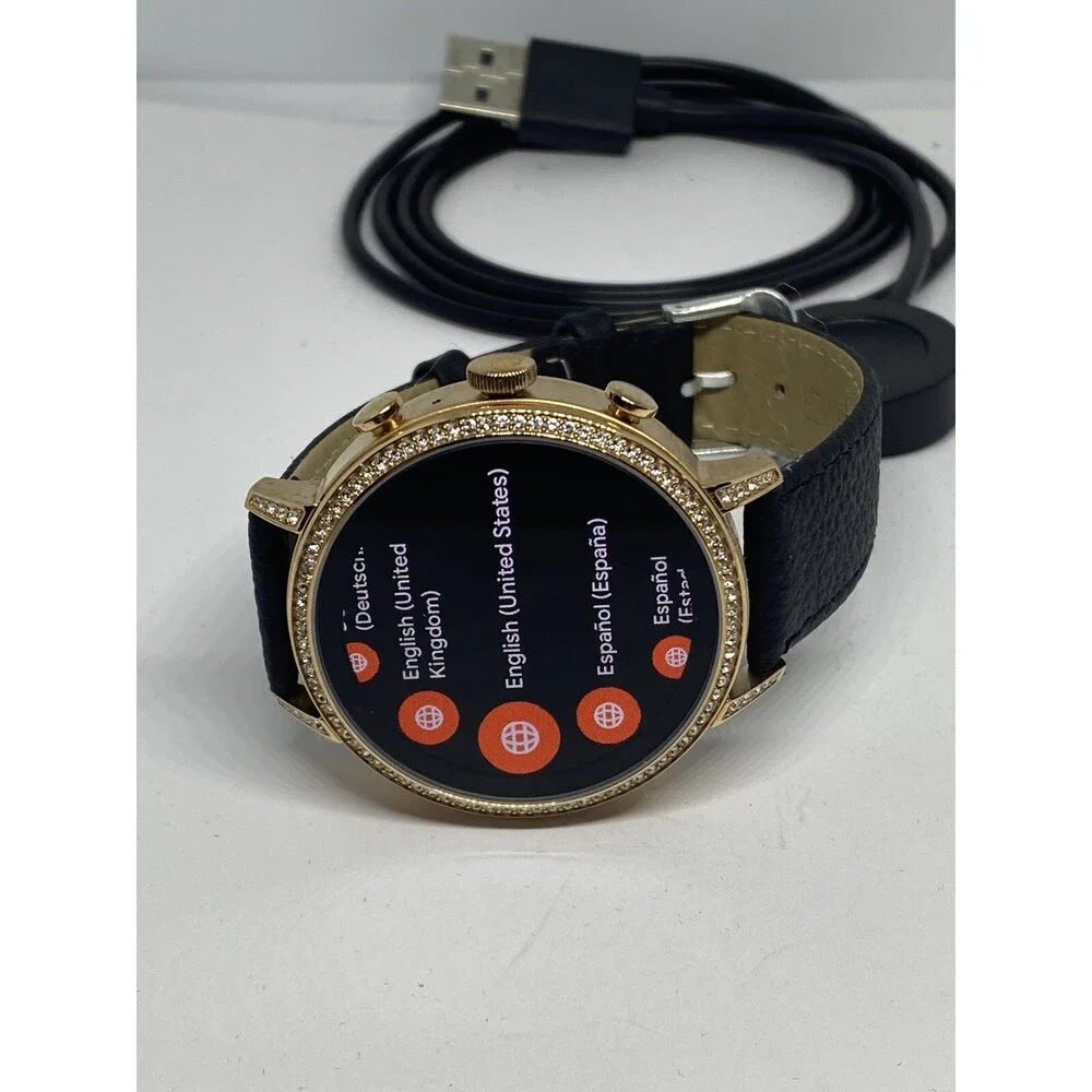 Fossil Gen 4 Authentic Digital Dial Smart Watch Custom Band FTW6030 AB173
